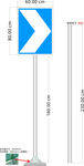 路牌 国道牌  指示牌  立柱