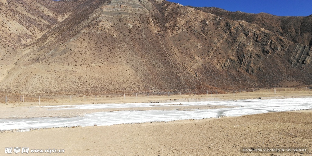 高山雪地荒漠