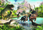 侏罗纪恐龙时代装饰图