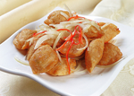 葱头炒饺