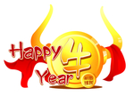 新年快乐（牛年专用不分层）