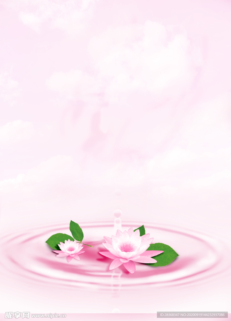 粉色背景