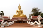 泰国佛像地标建筑背景素材