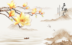 工笔花鸟手绘花鸟