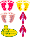 脚丫地贴