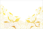 简约金色花纹