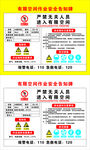 有限公开作业安全告知牌