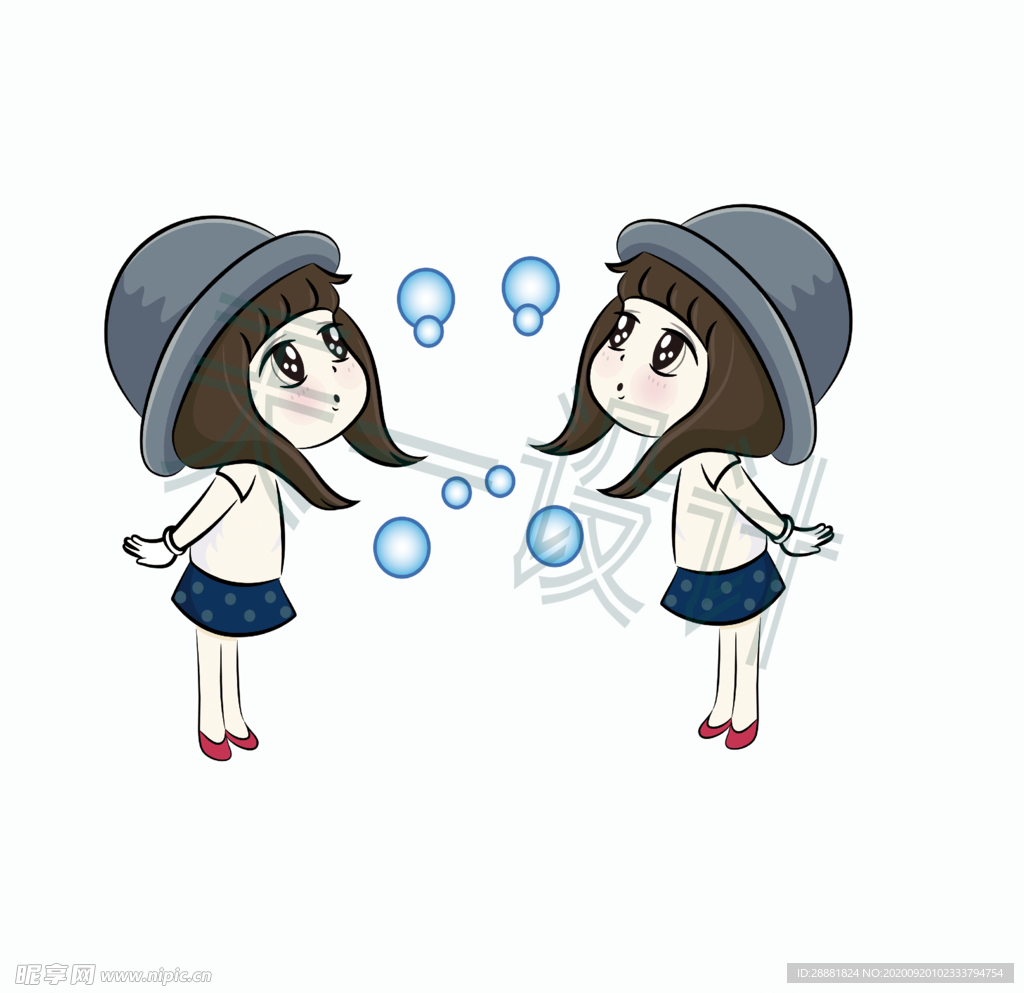 可爱女孩