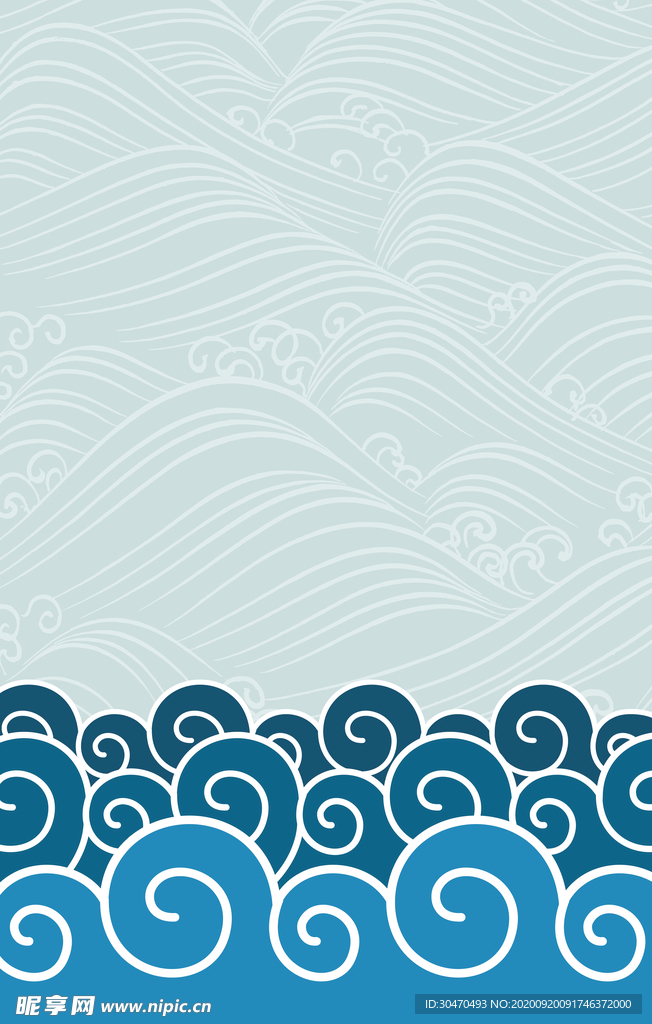 海浪背景