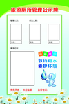 公厕管理人员公示牌