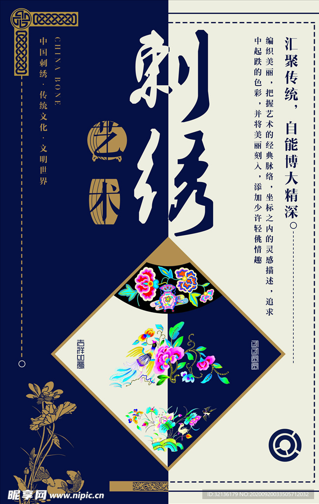 国潮背景元素