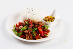 香辣排骨饭