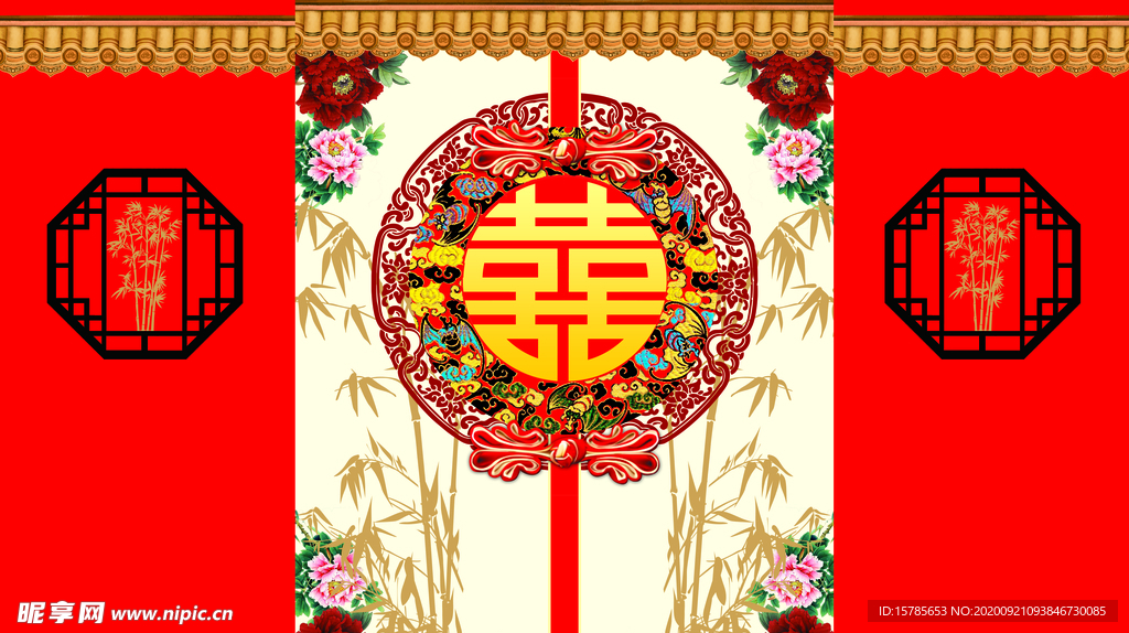 婚庆背景