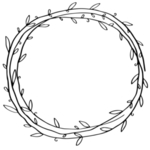 花纹花圈纹理