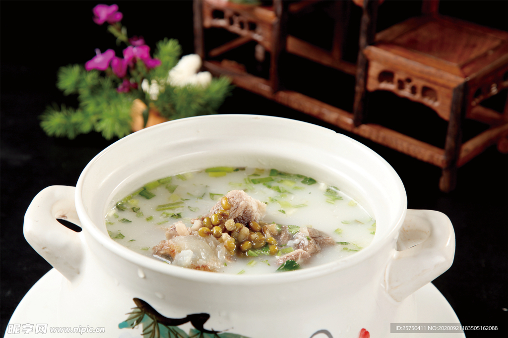 绿豆炖背骨