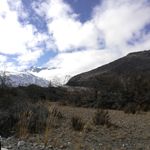 蓝天白云高山雪峰