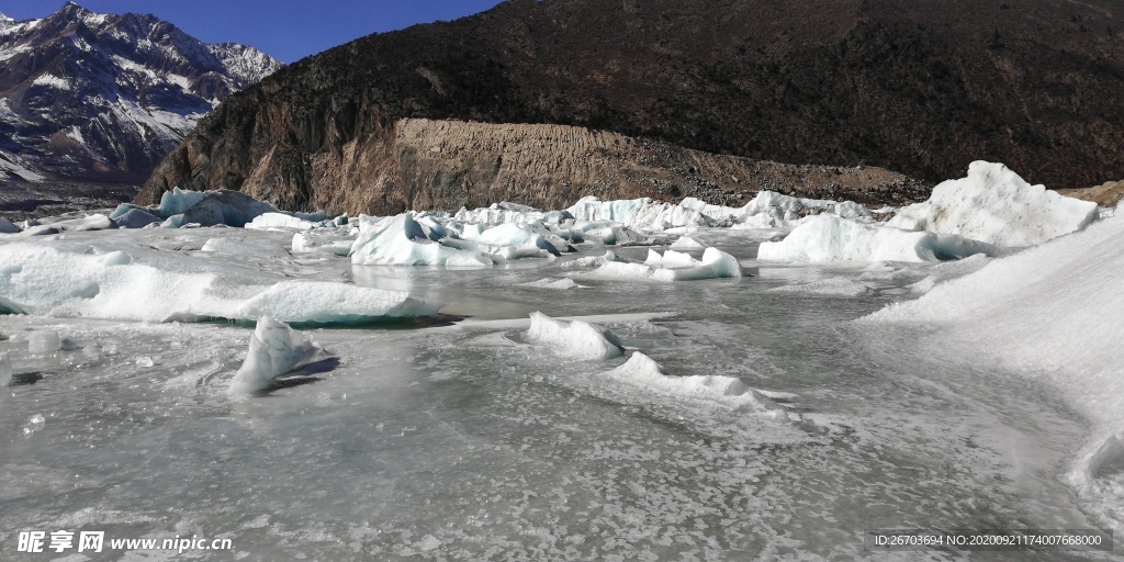 冰川风光图片