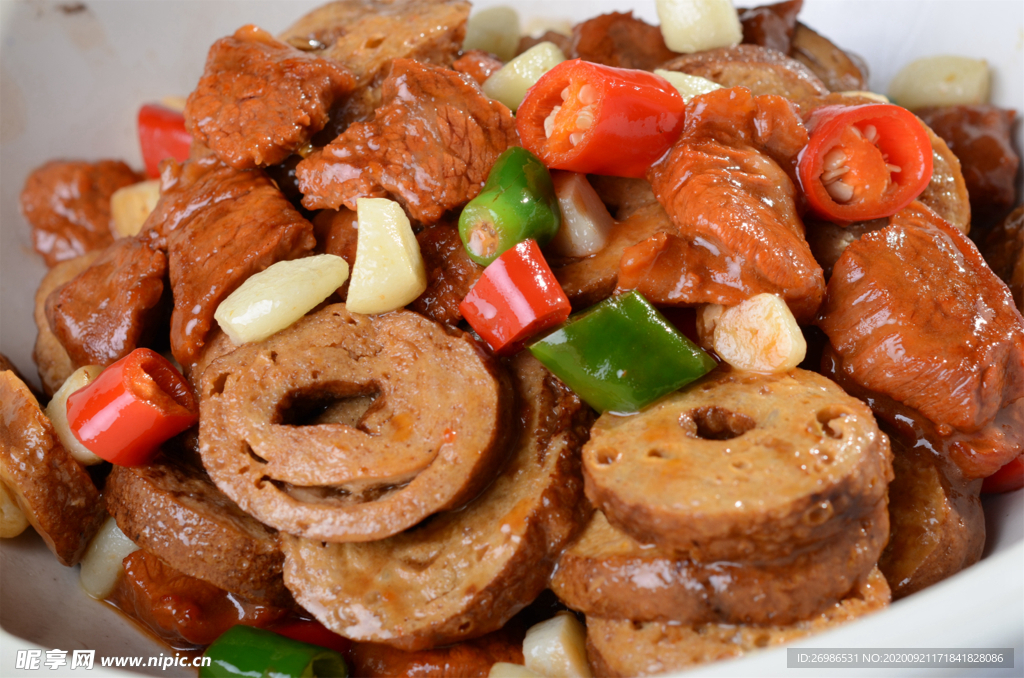 砂锅肠香豆腐