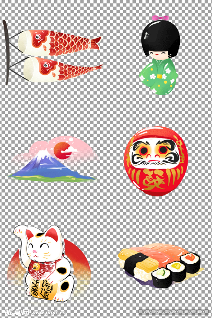 卡通日本插画