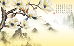 花鸟背景墙