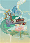 国潮插画