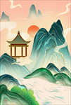 国潮插画