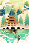 国潮插画