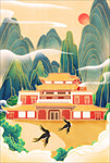 国潮插画