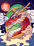 国潮插画