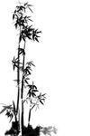 水墨竹子古风水墨画