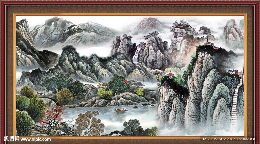 国画山水