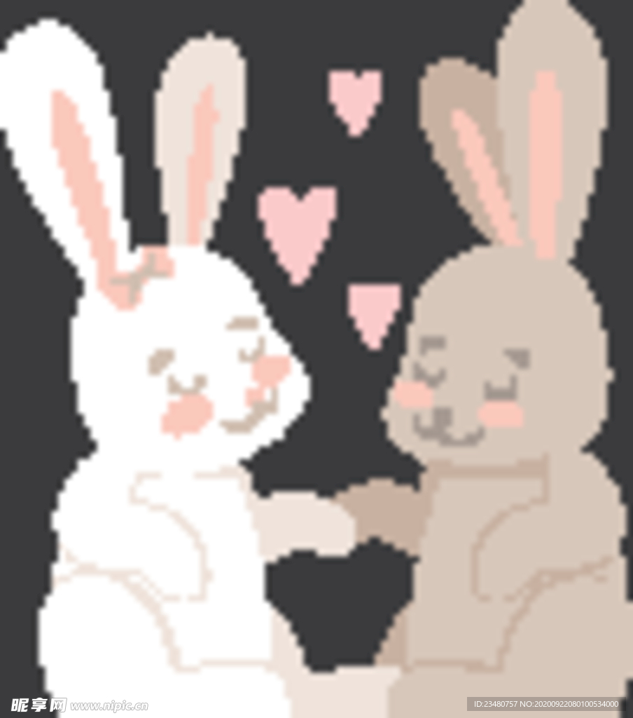 情侣兔子