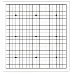 围棋不锈钢腐蚀牌双线