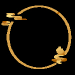 金色玉兔圆环