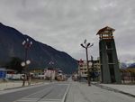 大山山村小镇建筑风光