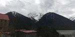 雪山房屋建筑风景