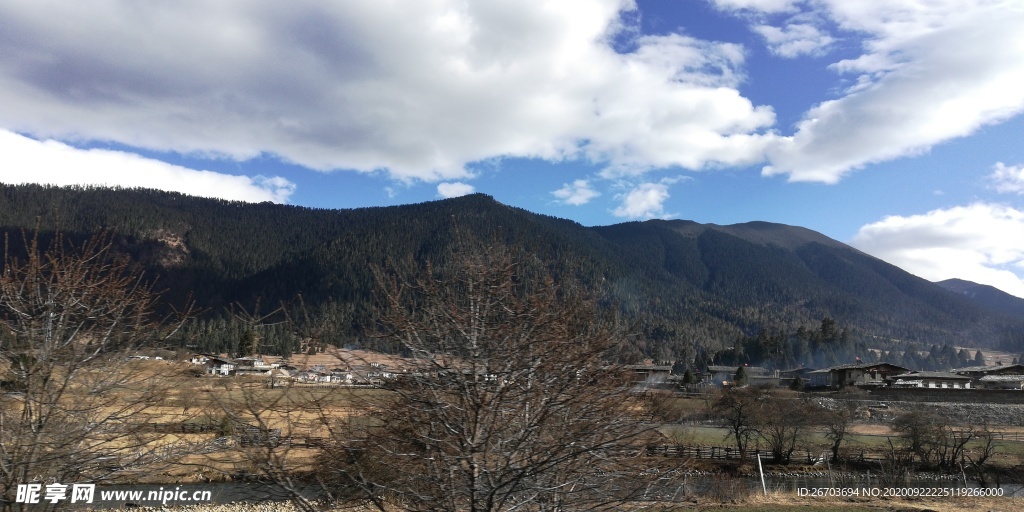 大山山村风光