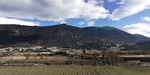 蓝天白云山村田野风景
