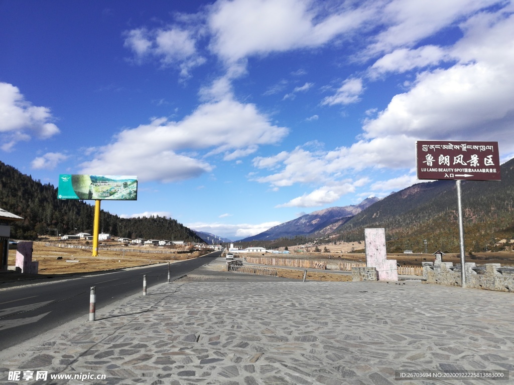 大山鲁朗山风景