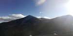 雪山日出图片
