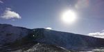 雪山日出风光