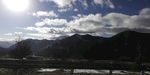 蓝天白云高山风景