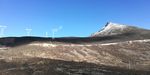 蓝天雪山风光