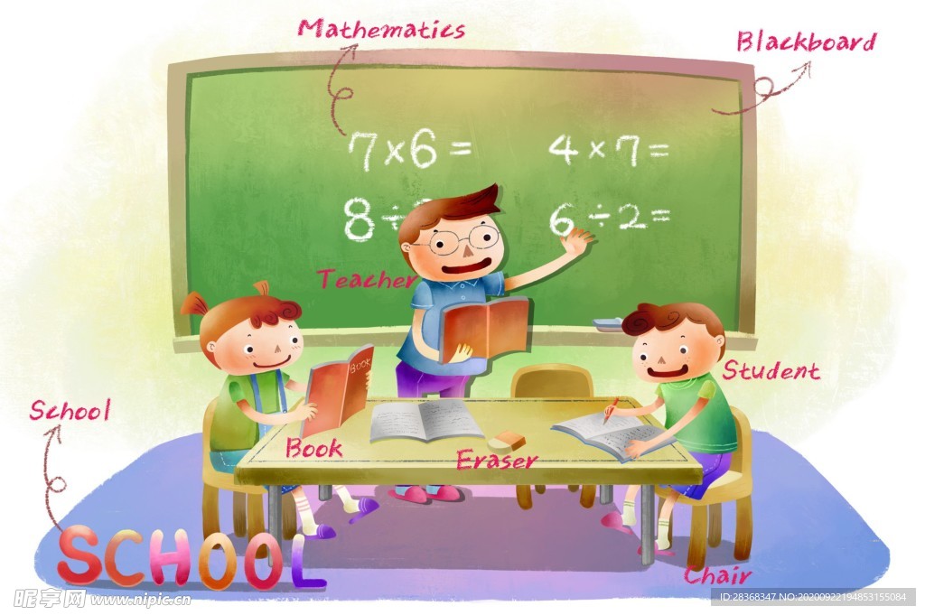 卡通语言教学