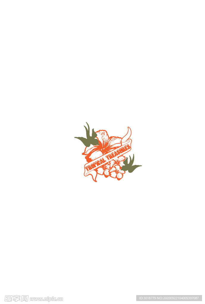 燕子印花
