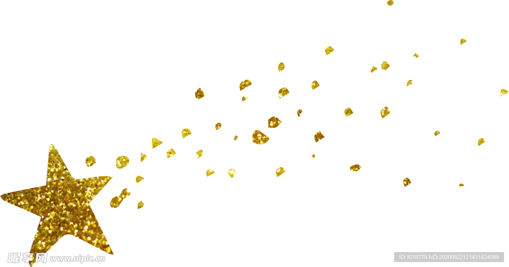 金色星形