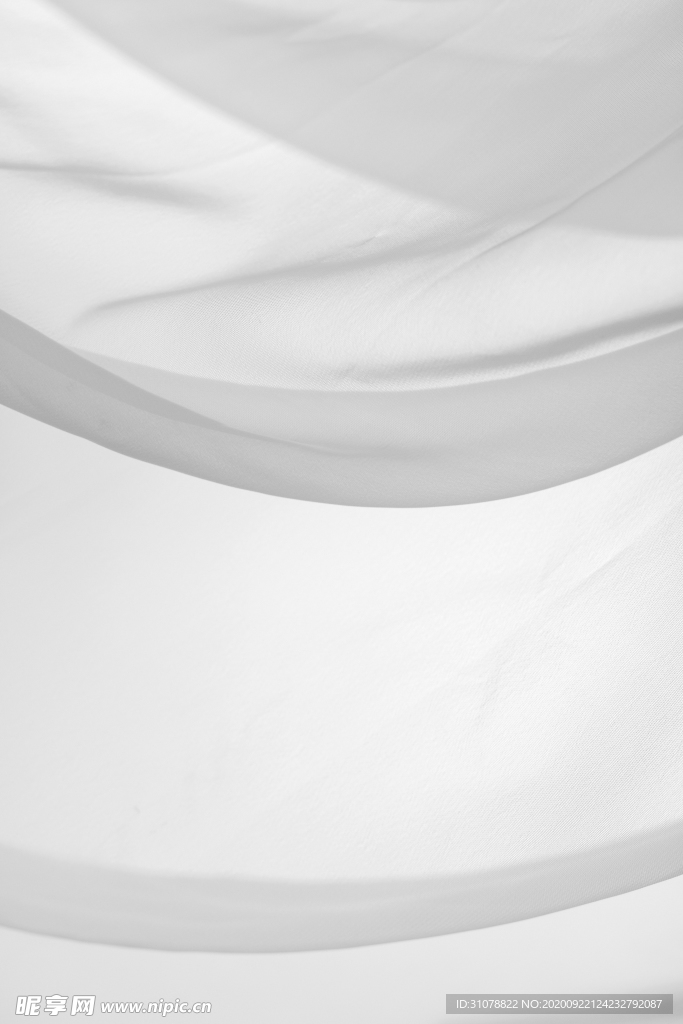 白色布艺漂浮背景