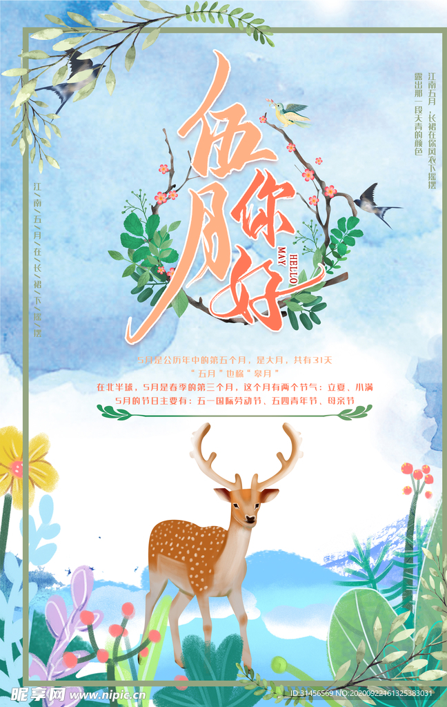 五月你好