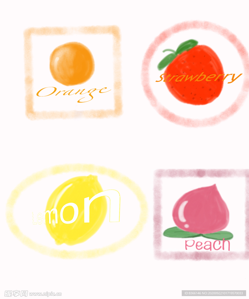 水果印章