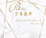 丁香花开KT板